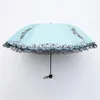 Guarda -chuvas Coloras Flum Flor Blossom Parasol Lace