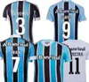 23-24 Gremio home Футбольные майки тайского качества по индивидуальному заказу, местный интернет-магазин Kingcaps, оптовая продажа одежды 9 SUAREZ 10 FERREIRA