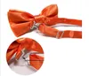 Solid Fashion Bow Ties Groom Men Colorful Plaid Cravat Gravata Mane Marriage Fj￤ril