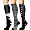 5PC Socks Hosiery 3 Pairs Compression Socks Fit For Sports Compression Socks for Anti Fatigue Pain Relief Prevent Varicose Veins Men Women Socks Z0221