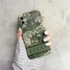 Custodia per cellulare di design di lusso Green Forest Custodia classica per telefoni antiurto di marca di moda di alta qualità per iPhone 18 17 16 15 15Pro 14 14Pro 14Plus 12 13 Pro Max