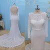 Party Dresses Umk Boho Mermaid Wedding Dress Spets Långärmad elegant öppen rygg Sexig Böhmen Brudklänningar 230221