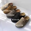 Designer Luxury Slippers Birkinstocks Sandals Desired life star with the same type of Baotou cowhide slippers forest department's literary and artistic fan Boken LB