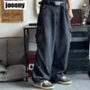 Hommes Jeans Baggy Pantalon Homme Denim Pantalon Noir Large Jambe Surdimensionné Cargo Coréen Streetwear Hip Hop Harajuku 230222