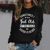 Hoodies voor dames sweatshirts streetwear 2023 Modebrief Gedrukte Koreaanse lange mouw Elegante casual vintage pullover top Sudadera Mujer