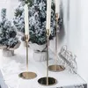 Candle Holders 3Pcs/Set American Style Metal Exquisite Candlestick Candelabra Vintage Golden Wedding Decoration For Home