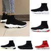 Designer Paris Sock Running Shoes Para Mim Mulheres Preto Branco Vermelho Respirável Tênis Corrida Corredores Sapatos Esportes Sneaker Outdoor Caminhada Tamanho 36-47