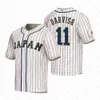 11 Yu Darvish 2023 WBC wbc Japon Baseball Maillots Classique mondiale de baseball Seiya Suzuki Roki Sasaki Munetaka Murakami Roki Sasaki Shohei Ohtani Cousu sur mesure