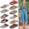 Slippers Fashion Cork Flip Flips Sandals Leather Casal Filp Summer Summer Unisex Beach Massage Sone Casual Sapatos casuais