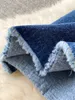 Sıradan Elbiseler Foamlina Uzun Denim Etek Kadınlar için Kore Moda Vintage Tasseller Yüksek Bel Tek Kelime Kroketli A-line Kot Poklarla 230222