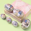 Party Decoration New Easter Easter tinplate eggs bunny tin eggs Candy eggshells