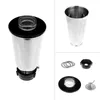 Other Kitchen Tools 6pcsset 5 Cup Stainless Steel Blender Jar Kit Lidice Crusher BladeBase Bottom Screw CapGasket Seal Fits for Oster Blenders 230222