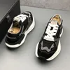 Wedding Britse jurk Designer Party Schoenen Spring herfst canvas Ademende veter casual sneakers rond teen dikke botto 7332