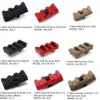 Kort l￤ngd 3 Slot Rail Section Segment f￶r Keymod/M-Lok Rail Mount System Picatinny Rails Black/Red/Tan Color