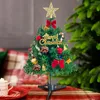 Kerstdecoraties decoratie interieur woonkamer dennen kantoor slaapkamer home decor ornament simulatie desktop xmas jaar boom 2023