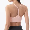 LL Stretch Y-Studr Yoga Bra Bra Classic Y BRA BRAT Oddychane sportowe bieliznę z czołgiem bielizny joggingowe bieganie siłowni