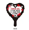 Autres fournitures de fête d'événement 50pcs 10 pouces espagnol TE AMO coeur feuille d'aluminium ballon anniversaire mariage saint valentin décor ballon hélium Globol 230221