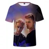 T-shirts pour hommes Adexe Nau 3D Print Summer T-shirts Style Preppy Homme / Femme Vêtements T-shirt Youthful Retro Innovation Punk Gothic Tee