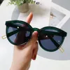 Sonnenbrille Retro Damen Sonnenbrille Mode Große Runde Sonnenbrille für Frauen Übergroße Farbtöne Vintage Jelly Farbe Grüne Sonnenbrille UV400 G221215