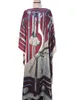 Ubranie etniczne Plus Size Modna nadrukowana Kaftan Bohemian Loose Beach Sukienki Dashiki African Abaya szat