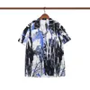 3 Camisas de diseñador para hombres Camisas casuales de manga corta de verano Polos sueltos de moda Estilo de playa Camisetas transpirables Camisetas Ropa # 136