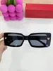 Femmes lunettes de soleil pour femmes hommes lunettes de soleil hommes mode Style protège les yeux UV400 lentille avec boîte aléatoire et étui 0358