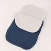 Cobertores nascidos bebês carrinho de inverno embrulhando manta de Footrefff grossa malha quente swaddle sacos de dormir para criança pequena saco de sono11