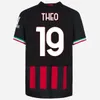 IBRAHIMOVIC 22 23 Maglia da calcio AC S GIROUD DE KETELAERE R. LEAO TONALI THEO Maglia da calcio Kit per bambini Set Uniforme Enfants