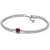 925 Sterling Silver New Fashion Charm Pandora - Negozio di catene di erbe da tennis da donna, bracciale in argento sterling 925, oro rosa brillante, fascino, gioielli