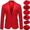 Costumes masculins Blazers Slim Fit Man Office Veste de cabine des hommes Mens de robe de mariée Casual Business Mans 230222