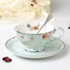 Cups schotels Yefine Porselein Afternoon Cup en Saucer Set Drinkware Coffee Mug Ceramic