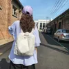 Bolsas escolares estrondos de zíper duplo casual Mochila grandes bolsos ao ar livre