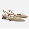 Sandals Dames Summer wijzen hoge hakken 2023 dames mode banket jurk trouwpompen Designer schoenen