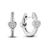 925 Sterling Silver New Fashion Charm 925 Boucles d'oreilles en argent sterling pour femmes et filles en forme de cœur, bijoux exquis, cadeaux, nombreuses réductions