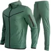 Men's Tracksuits Men Sets Plus Size Youth Mountaineering Outdoor Leisure Sportswear 2 Piece Spring/Autumn Mens Sweatsuits Set Fitness Suit 60R3