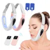 Dispositif de levage du visage LED Thérapie par photons Visage Minceur Vibration Massager Double Menton V Masseur en forme de visage avec télécommande 230222