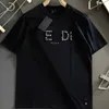 Moda męska t Shirt projektanci mężczyźni odzież czarne białe koszulki z krótkim rękawem damska Casual hiphopowy sweter koszulki pulowerowy top