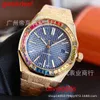 Hoogwaardige mode Iced Out Out Watchesmens Pols Luxury ronde Cut Lab Gr Ddgu ECCD