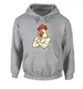 Sweats à capuche pour hommes sweats unisexes pour garçon hommes manches longues mignon dessin animé drôle ferme cour poulet en colère imprimer automne hiver Couple