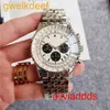 Hoogwaardige mode Iced Out Out Watchesmens Pols Luxury ronde Cut Lab Gr Ddgu SP2M