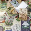 Geschenkpapier 50 Teile/los Vintage Botanische Aufkleber Buch Literarische Papier Bill Hand Konto