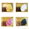 Autres outils de soins de la peau Or Collagène Cristal Grand Masque Visage Nature Hydratant Visage 5 Couleur Coréen Cosmétiques Drop Delivery Health B Dhy8I