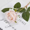 Single Flanell Rose Simulation Flower Home Wedding Valentine's Day Shooting Bouquet