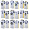 Scherm gedrukte mannen vrouwen basketbal Andrew Wiggins Jerseys 22 Kevon Looney 5 Moses Moody 4 Jamychal Green 1 Anthony Lamb 40 Ty Jerome 10 Stephen Curry 30 Classic