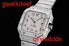 Hoogwaardige mode Iced Out Watchesmens Pols Luxury ronde Cut Lab Gr Ddgu Xnbu