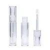 Storage Bottles 100pcs Empty Lip Gloss Tubes 4ml Transparent Wand Refillable Lipgloss Containers C115