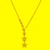 Chains Cz Zircon Star Necklaces & Pendants Y Shape Necklace Women Long Chain Trendy Chokers Jewelry Bijoux FemmeChains