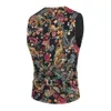 Men's Vests Suit Wedding Sleeveless Fit Paisley Floral Dress For Single Buttons Waistcoat 230222