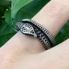 Modedesigner ring Snake Love Band Mens Womens Lovers Rings Couples Rings with Box