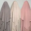 Ropa étnica Eid Mujeres musulmanas Hijab Long Khimar Oración Garment Djellaba Jilbab Abaya Ramadan GOWN DUBAI Árabe Niqab Burka Jubah Jubah